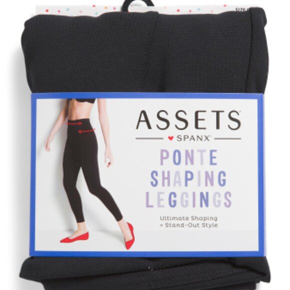 SPANX Ponte Shaping Leggings in Black - Picture 1 of 1